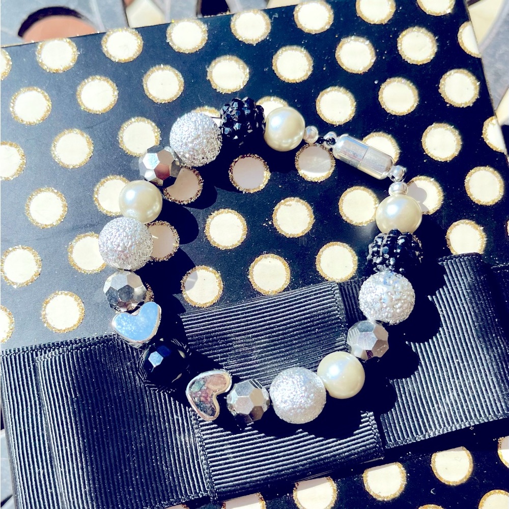 Silver Hearts Bracelet